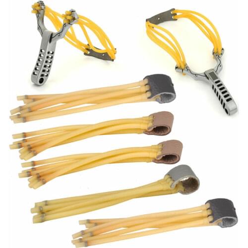 1/5PCS 3 cards 6 shares Elastic Slingshot fitting rubber band For Outdoor hunting Camping slingshot
