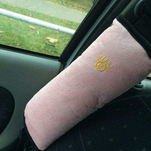 1 pcs child cartoon child safety belt plush shoulder pad for Acura RLX CL EL CSX ILX MDX NSX RDX RL /Nissan Teana X-Trail Qashqa