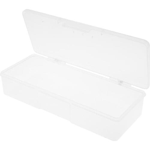 1pc Manicure Storage Jewelry Plastic Box For DIY Home Kitchen Clear Tools