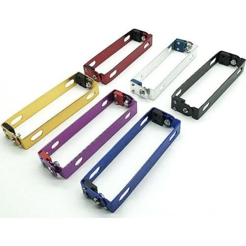 1pc Aluminium alloy License Plate Frame Motorcycle modification License plate bracket Adjustable rear deck