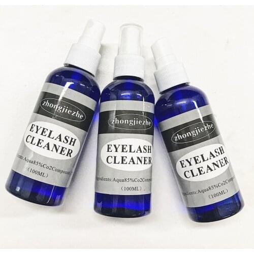 100ml/bottle Eyelash Cleaner For Eyelash Extension To clean Eyelashes No Stimulation Makeup Tools free shipping