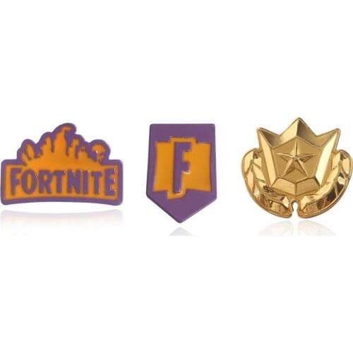 2.5 CM Fortnite Brooch Cosplay Badge Game Figure Alloy Material Accessories Kids Birthday Christmas Toys Gift