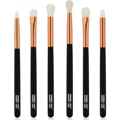 2021 New High Quality 6pcs Eyes Makeup Brushes Set Eyeshadow Eyeliner Eyebrow Lip Concealer Make Up Brush Tools