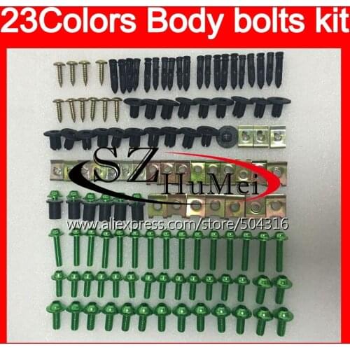Fairing bolts full screw kit For YAMAHA FZ6 FZ6R 09 10 11 12 13 FZ 6R FZ-6R 2009 2010 2011 2012 2013 Windscreen bolt screws Nuts