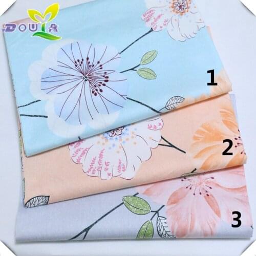 Cotton twill fabric width of 2.35 meters of cloth printing Korean cotton quilt handmade cloth bed linen fabric