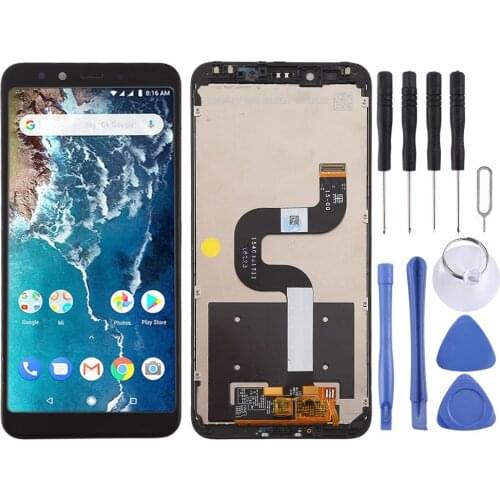 IPartsBuy LCD Screen and Digitizer Full Assembly with Frame for Xiaomi Mi 6X / A2