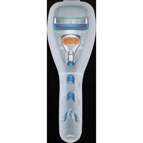 1 PCS Portable travel mens shaver box knife holder plastic storage box shaver container holder