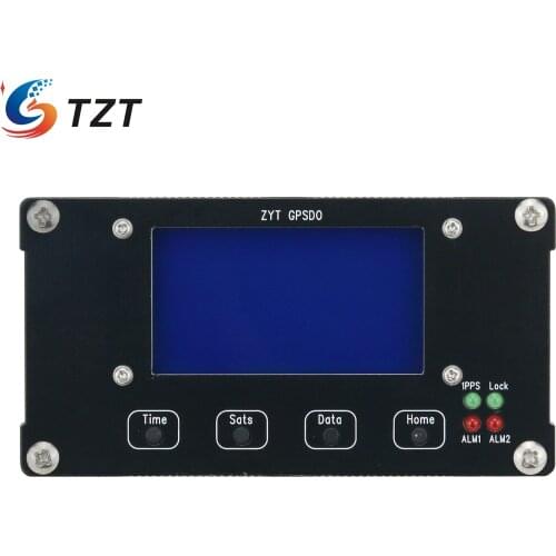 TZT Upgraded version SAMSUNG STP 2878 ZYT-GPSDO-3 LCD 10MHz 1PPS OCXO GPS Disciplined Oscillator