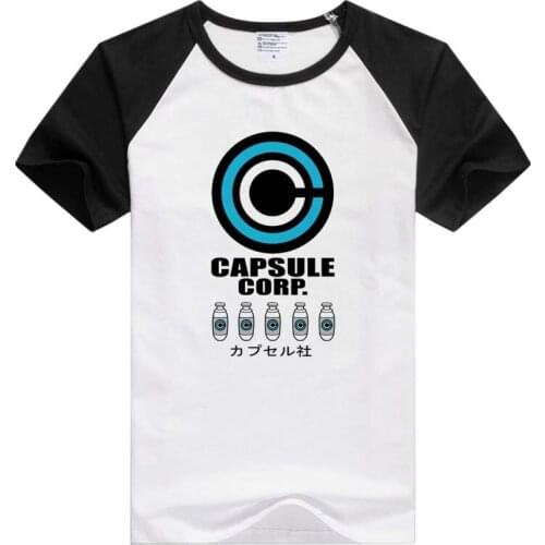 FOR Capsule Corp short sleeve casual Men Women T-shirt Comfortable Tshirt Cool Print Tops Fashion GA711