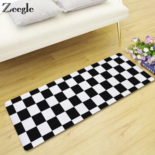 Zeegle Rug For Living Room Anti-slip Kitchen Mat Table Chair Floor Mats Soft Bedroom Carpets Bedside Rugs Foot Mat Bathroom Rug