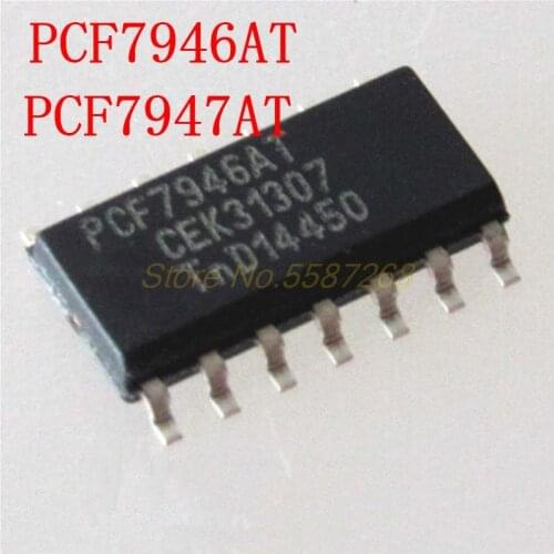 PCF7946AT PCF7947AT Security Transponder plus Remote Keyless Entry PCF7946 PCF7947 sop-14 Transponder Chip For renault key chips