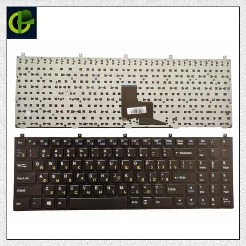Russian Keyboard for Clevo DNS MP-08J46SU-4306W 6-80-M9800-283-1D MP-08J43NI-430 RU P151SM1 W76TUN W76XCUH W258 W258H