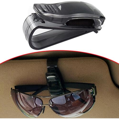 Universal Car Auto Sun Visor Glasses Box Sunglasses Clip Card Ticket Holder Fastener Pen Case Eyeglasses Accessories