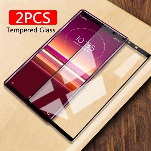 Tempered Glass For Sony Xperia 5II 1II 10II Glass Screen Protector 9H Tempered Glass For Sony Xperia 5 1 10 Protective Film