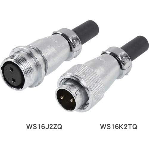 ZHQCN WS16 TQ+ZQ IP67 Industrial Waterproof Aviation Male Plug Female Socket Wire Cable to Cable Conector M16 2 3 4 5 7 9 10 Pin