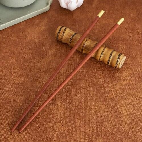 1 Pair Wooden Chopsticks Set Reusable Chop Sticks Household Tableware Kitchen Flatware Dinnerware Healthy Food Tools Wholesale