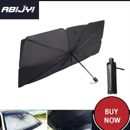 Universal Car Collapsible Sunshade umbrella Anti-UV Protector Interior Windshield Protection Accessories
