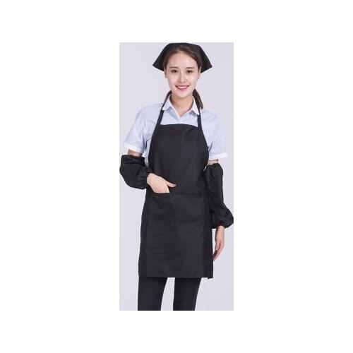 2018 apron overalls waterproof restaurant Korean fashion tea shop aprons print logo