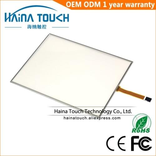 5 wire 12 Inch Resistive Touch Screen Panel, Industrial Touch Screen Overlay Kit, Win10 Compatible