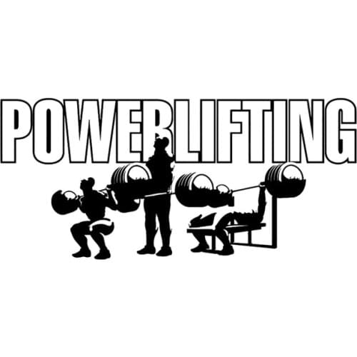 Car Stickers decor Motorcycle Decals Powerlifting Dumbbells Fitness Sports Silhouette Decorative Accessories Creative PVC,19*9cm
