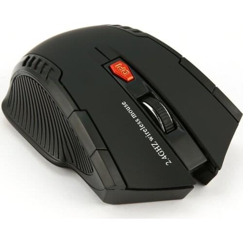 WH109 Portable 2.4GHz Wireless Optical Mouse With USB Receiver Designed for Home Office Game Playing Use Plug and Play