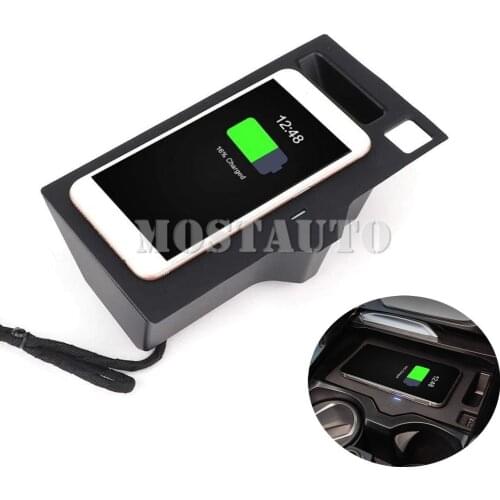 The Phone With QI Wireless Charging For BMW X3 X4 G01 G02 Wireless Car Charger Wireless Phone Charging Pad 2018-2021