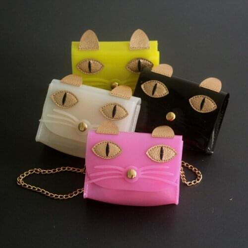 Little Girls Purses and Handbags Cute Rabbit PVC Jelly Crossbody Bags for Kids Small Coin Pouch Baby Clear Wallet