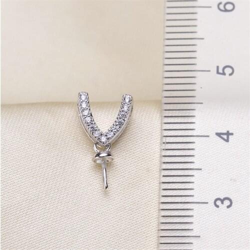 Fashion Mussel Bead Pearl Pendant Mountings, Pendant Findings, Pendant Settings Jewelry Parts Fittings Jewellery DIY Accessories