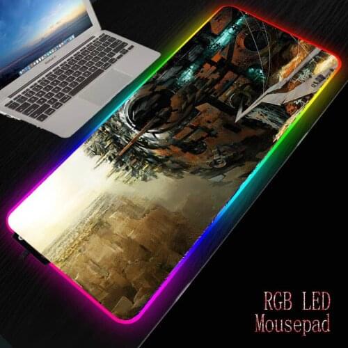 MRGBEST Fantasy Landscape Scenery Large Mouse Pad Gamer Lock Edge Mouse Keyboards Mat Big Desk Mousepad