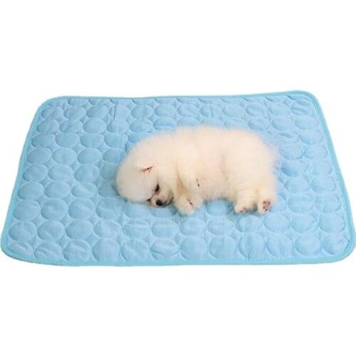 Summer Multi-size Pet Cooling Mat Breathable Blanket Cat Durable Non Sticking Cushion Pets Sleeping Ice Pads Pet Accessories