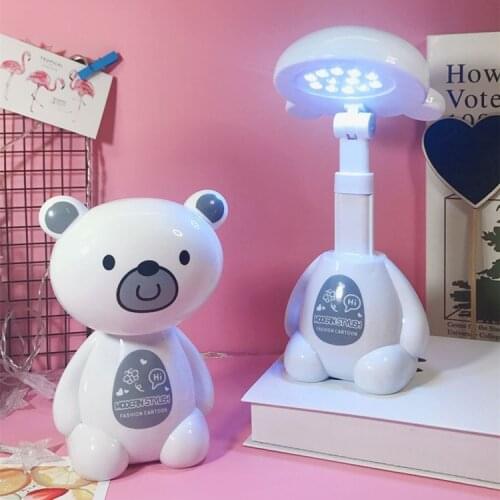 Rechargeable lamp,energy-saving LED eye protection learning night light,retractable folding childrens gift table lamp desk lamp