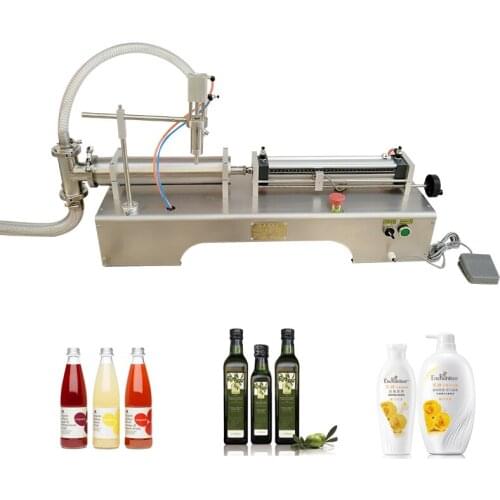 Pneumatic Piston Liquid Filler Beverage Shampoo water drinks wine Shower Gel Vinegar Coffee Oil Drink Filling Machine