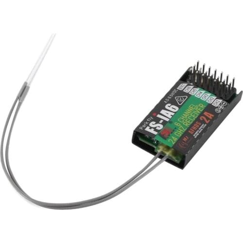 FlySky FS-iA6 2.4G 6CH AFHDS Receiver for FS-i6 FS-i10 Transmitter Fine Workmanship Good Performance