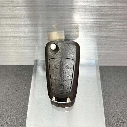 For Opel car keys Key design of folding remote control for Opel Vauxhall 2 buttons 3 buttons uncut blade Folding car key shell