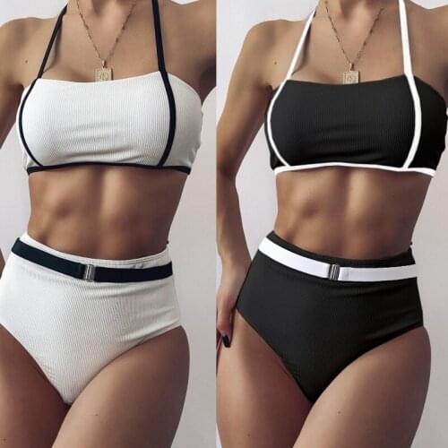 Athletic Sexy Bikini Ladies Push-up Sexy Female Swimsuit Two-piece Beach Swimwear Swimsuit Mujer Trikini Banador Badpak