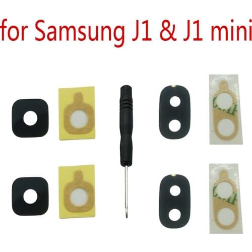 Camera Glass Lens For Samsung J1 mini J100 J110 J111 J120 j105 J106 Phone New Back Camera Protection Lens Cover Repair + Tools