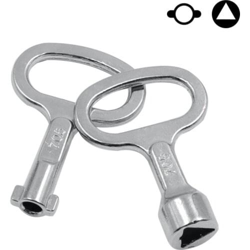 1Pc Universal Key Multifunction Wrench Metro Trains Key Lock Elevator Door Key Electric Cabinet Keys