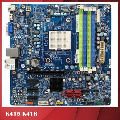 100% Working Desktop Motherboard K415 K41R A75 CFM2D3M FM2 Fully Tested, Good Quality