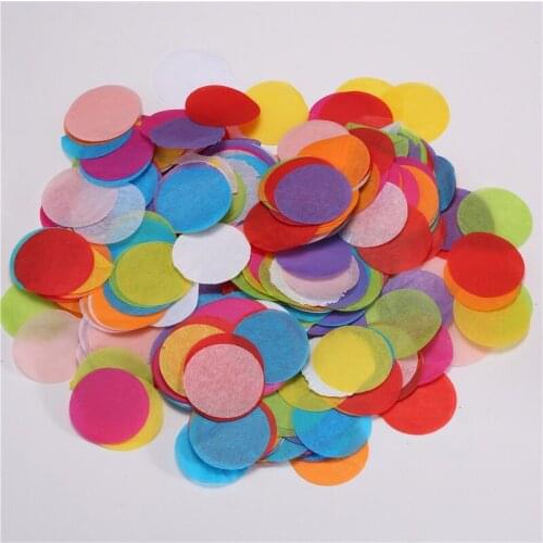 150g Colors Round Stars Love Heart Tissue Paper Wedding Anniversary Party Confetti Marriage Birthday Table Scatters Sprinkles