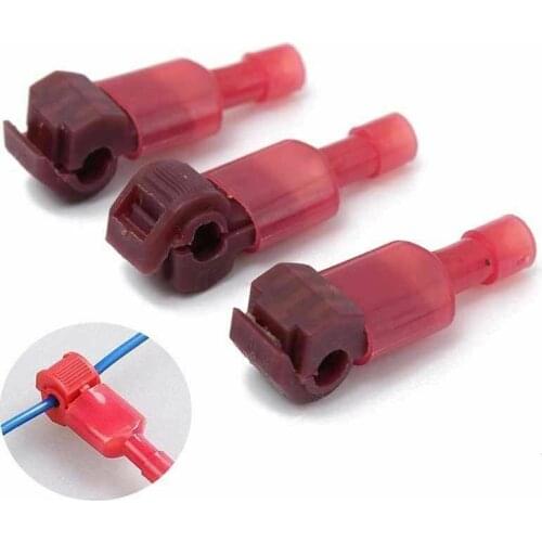 50Pcs(25pairs) Quick Electrical Cable Connectors Snap Splice Lock Electrical Wire Terminal Crimp Connector Waterproof