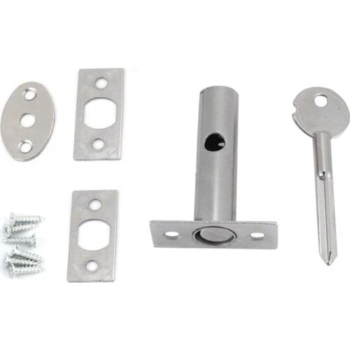 Stainless Steel Hardware Pipe Tube Well Invisible Lock for Fireproof Door Escape Aisle Hardware Pipe Tube