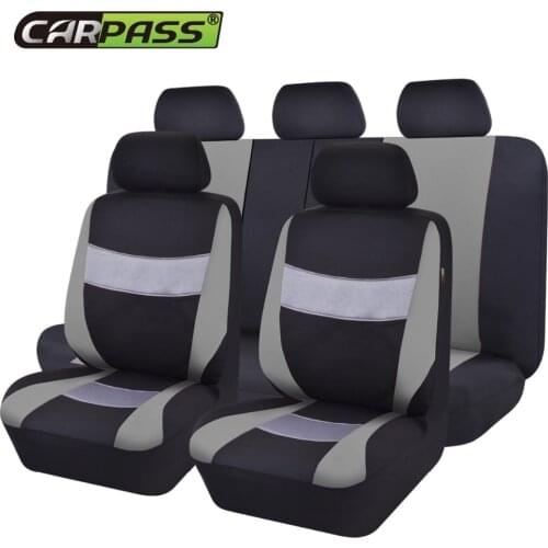 Car-pass 2019 Winter Mesh Breathable Auto Universal Car Seat Covers Automotive Seat Covers for toyota lada kalina granta priora