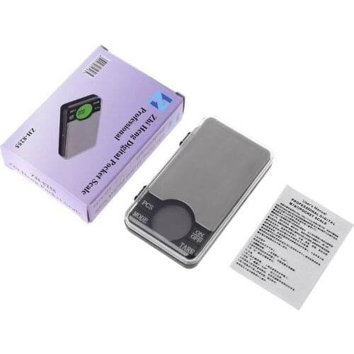 600g/0.01g Digital Pocket Scale Mini Jewelry Gold Electronic Balance 0.01 Gram Powder Coin Balance Weighing LCD Backlight