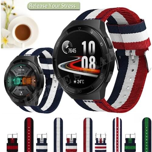 For Huawei gt2e Band For Huawei Watch GT 2 2e Honor magic Watch 2 46mm 42mm Nylon Strap Watchband Bracelet 20mm/ 22mm Watch band
