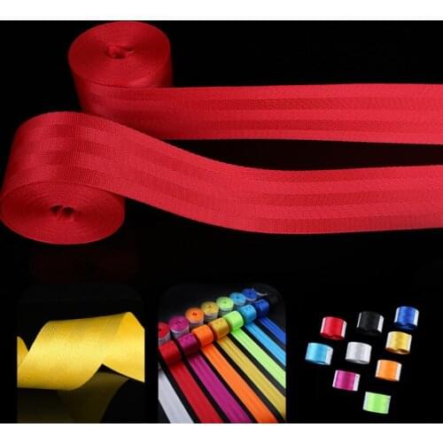 Hot Sale High Quality 360cm Strengthen Car Safety Seat Belt Webbing Racing Harness Strap Width 4.8 cm