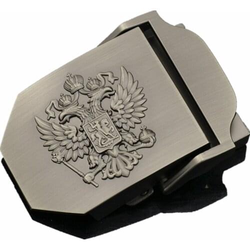 Canvas belt buckle for men Russia national emblem logo Suitable Military tactical body Width 3.8cm waist tape Buckle Accessories