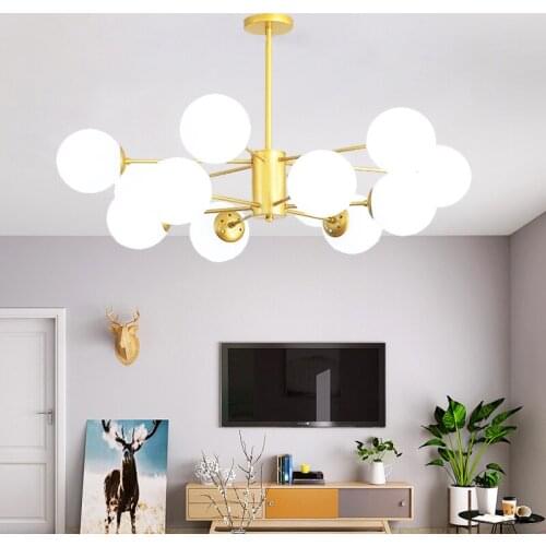 Lustre Chandelier Lustres para sala de jantar E27 LED Adjustable Hanging Lights Wood Dining Lighting Fixtures