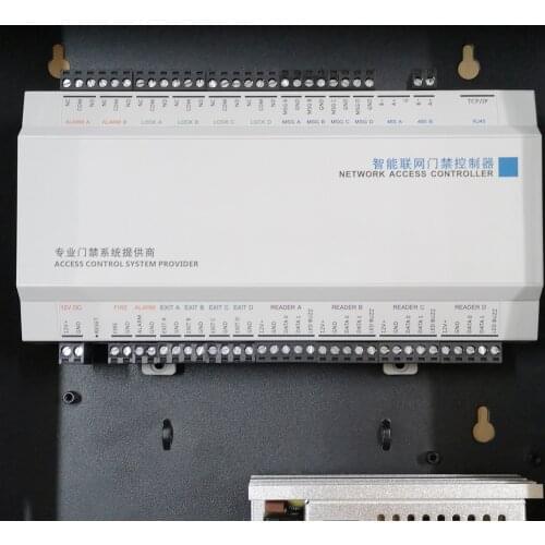 Network Access Control Panel Board With Software Communication Protocol TCP/IP Board Wiegand Reader for 1/2/4 Door Use