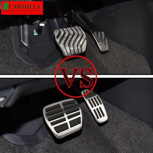 Stainless Steel Sport Car Fuel Brake Footrest Pedal MT AT for Nissan X-trail T32 Qashqai J11 Teana for Renault Kadjar Koleos 2