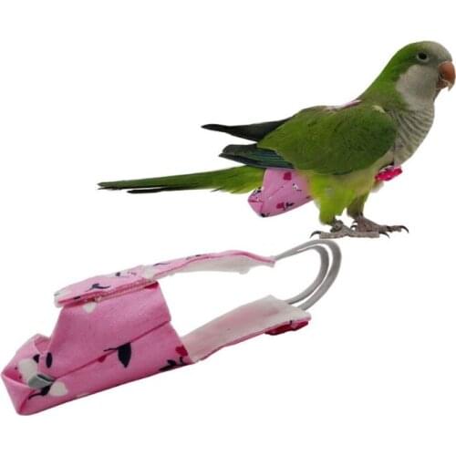 Parrot Diaper with Bowtie Cute Colorful Fruit Floral Cockatiel Pigeons Small Med P31E